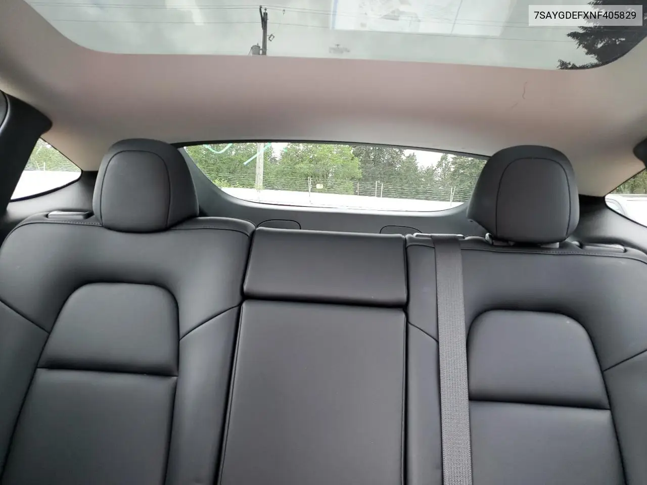 2022 Tesla Model Y VIN: 7SAYGDEFXNF405829 Lot: 56244275