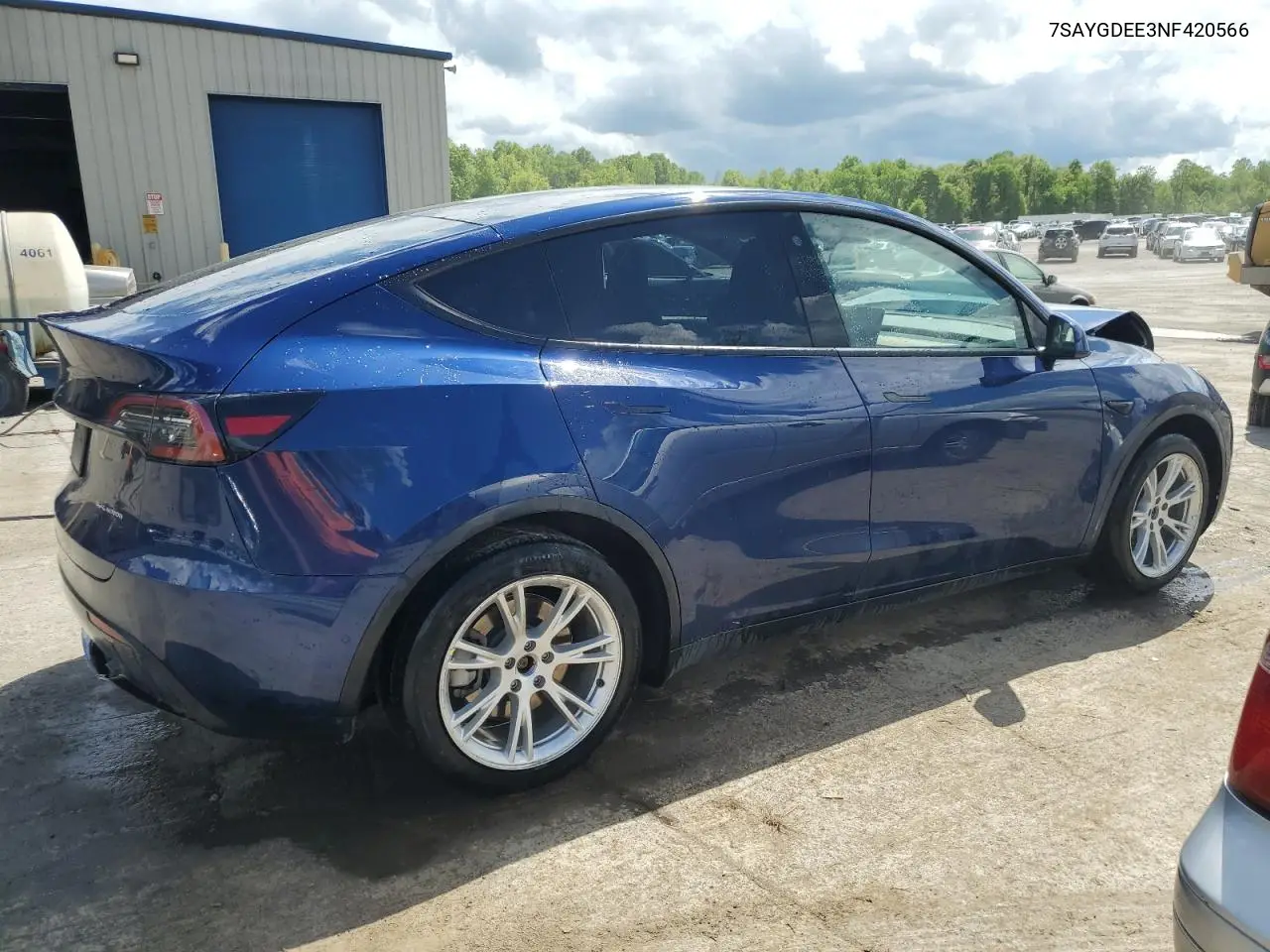 2022 Tesla Model Y VIN: 7SAYGDEE3NF420566 Lot: 56922235