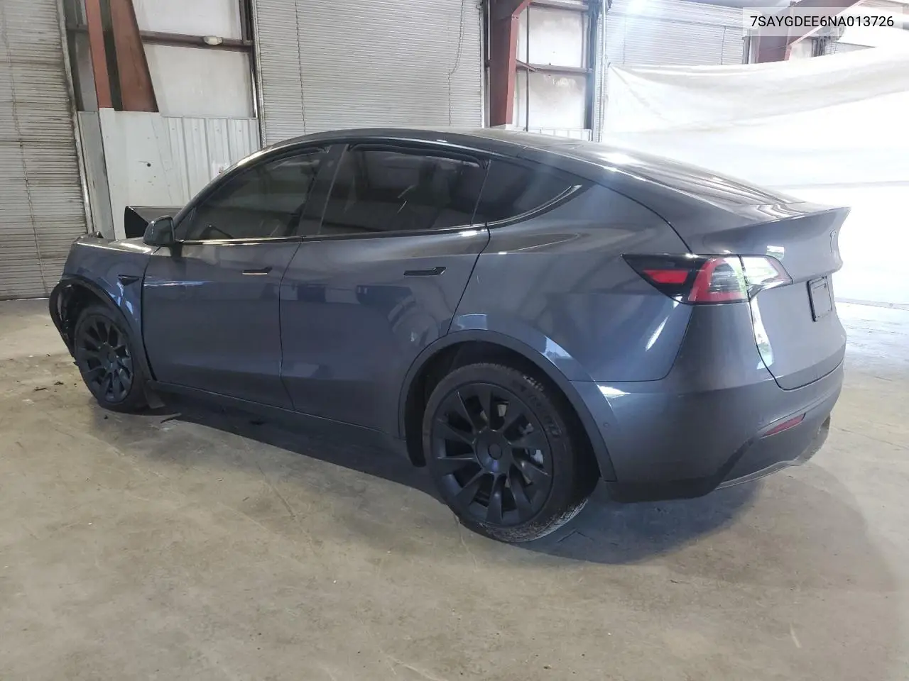 2022 Tesla Model Y VIN: 7SAYGDEE6NA013726 Lot: 62220435