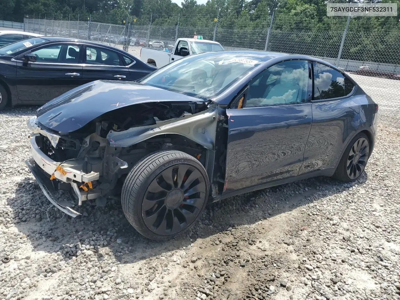 7saygdef3nf532311 7SAYGDEF3NF532311 2022 Tesla Model Y