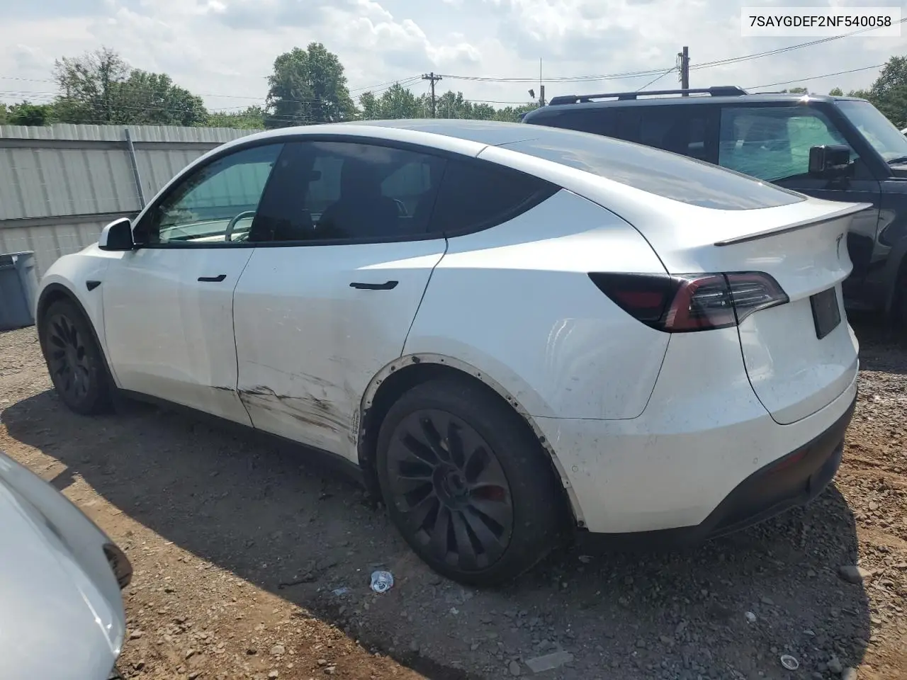 7saygdef2nf540058 7SAYGDEF2NF540058 2022 Tesla Model Y