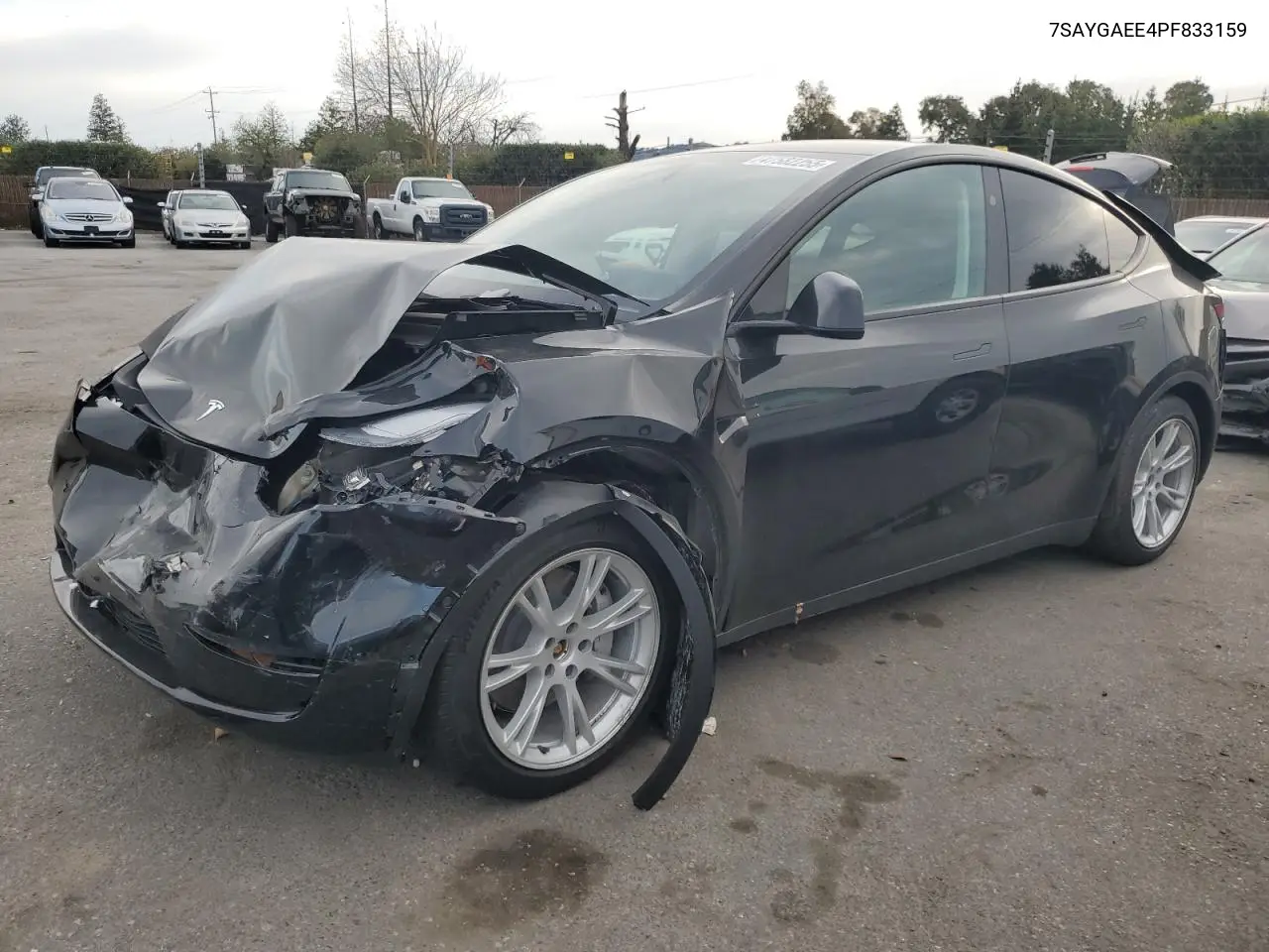 2023 Tesla Model Y VIN: 7SAYGAEE4PF833159 Lot: 47582255