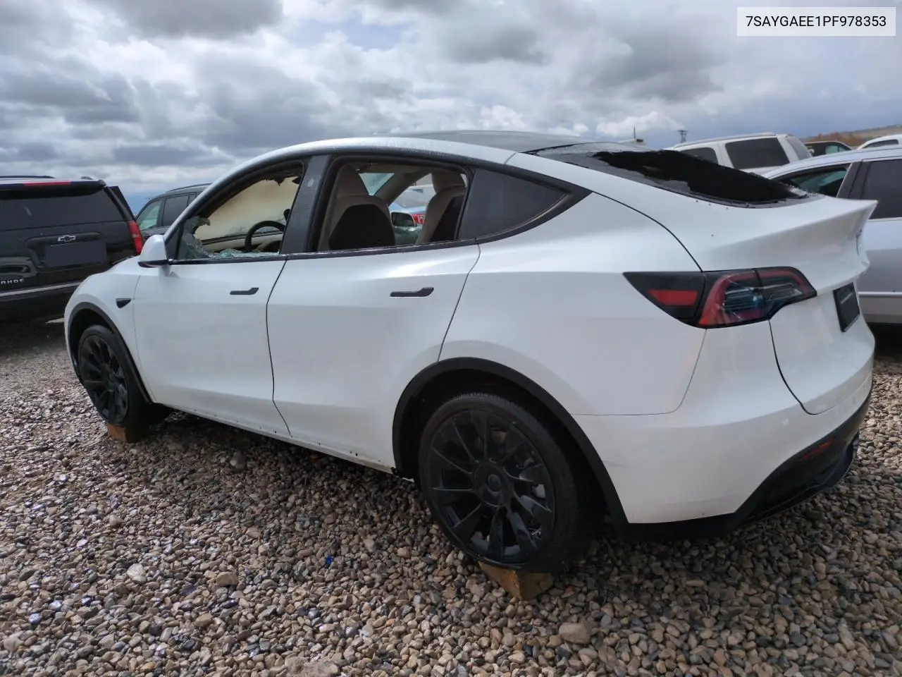 2023 Tesla Model Y VIN: 7SAYGAEE1PF978353 Lot: 56322305