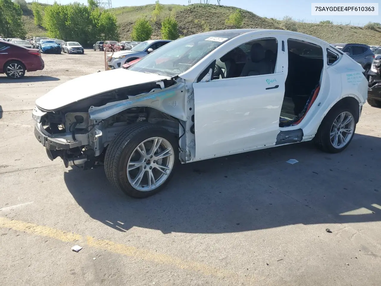 2023 Tesla Model Y VIN: 7SAYGDEE4PF610363 Lot: 56742875