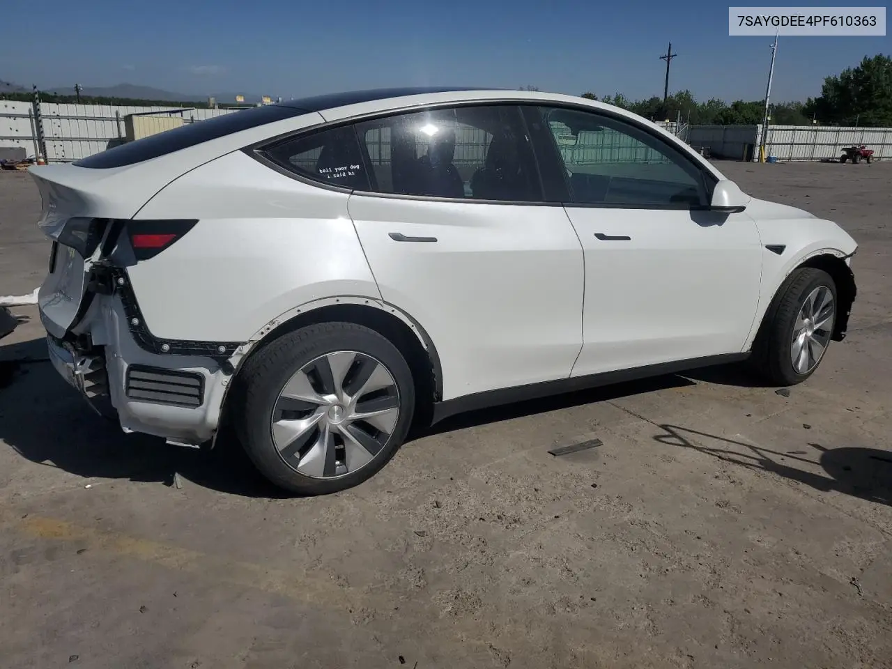 2023 Tesla Model Y VIN: 7SAYGDEE4PF610363 Lot: 56742875
