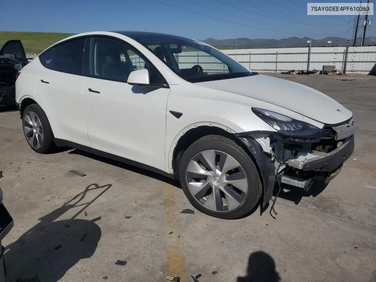 2023 Tesla Model Y VIN: 7SAYGDEE4PF610363 Lot: 56742875