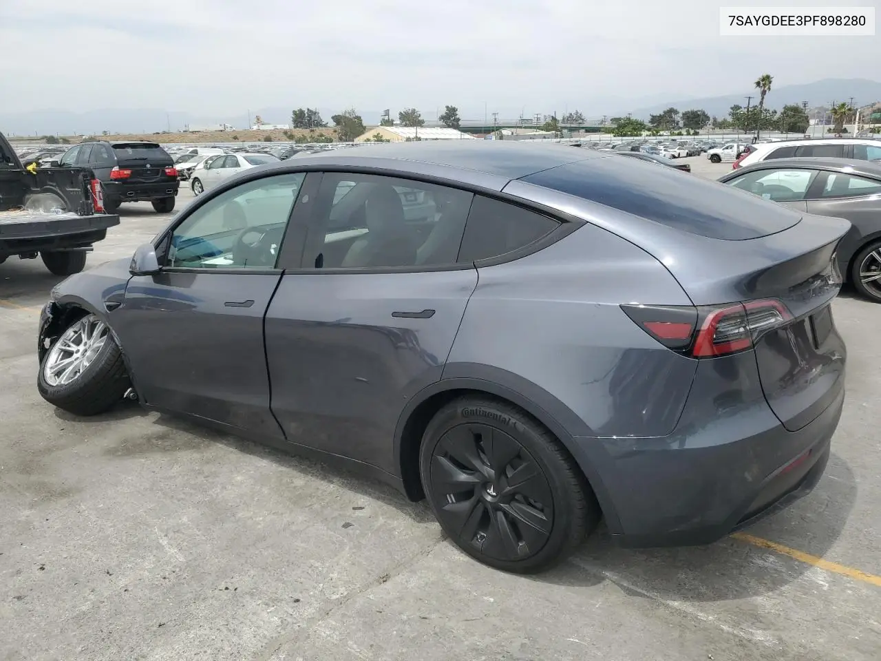 2023 Tesla Model Y VIN: 7SAYGDEE3PF898280 Lot: 56758725