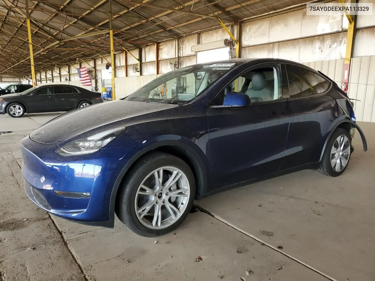 2023 Tesla Model Y VIN: 7SAYGDEEXPA113329 Lot: 56982025