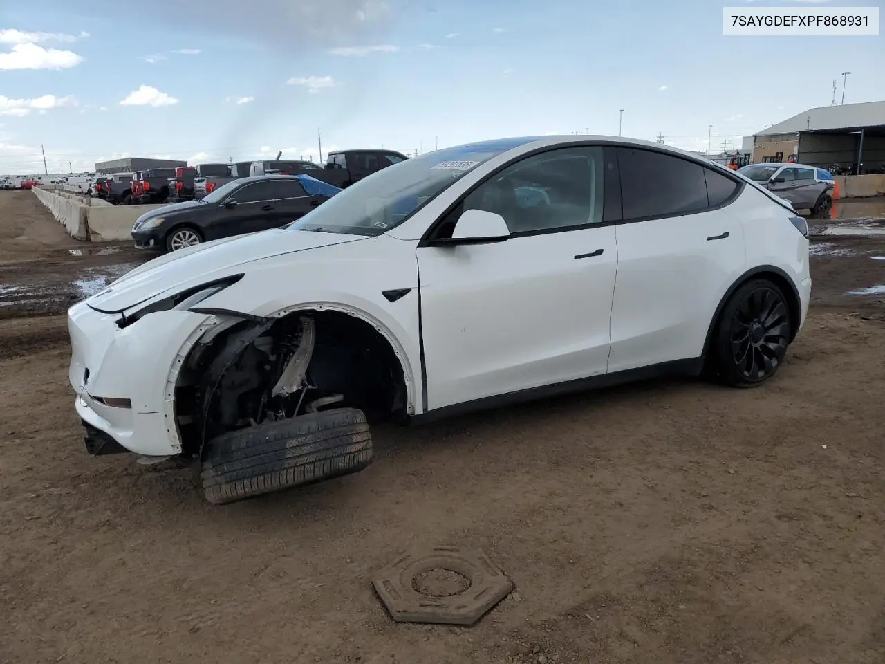 2023 Tesla Model Y VIN: 7SAYGDEFXPF868931 Lot: 59297535