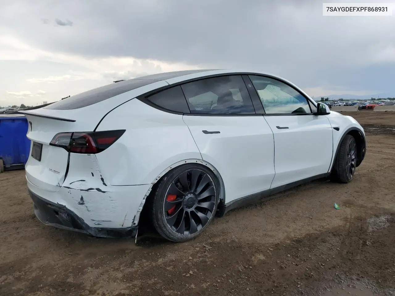 2023 Tesla Model Y VIN: 7SAYGDEFXPF868931 Lot: 59297535