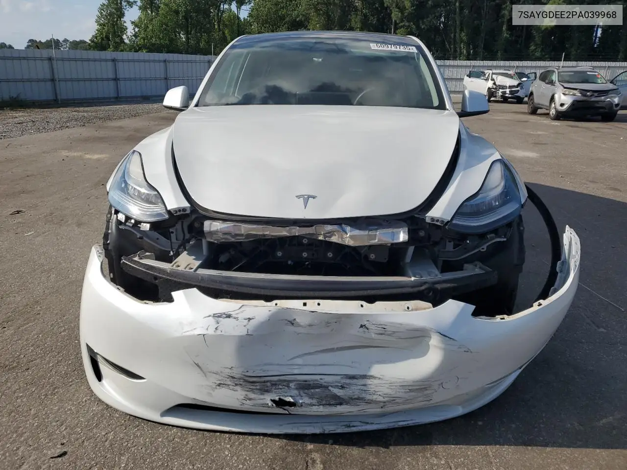 2023 Tesla Model Y VIN: 7SAYGDEE2PA039968 Lot: 60979735
