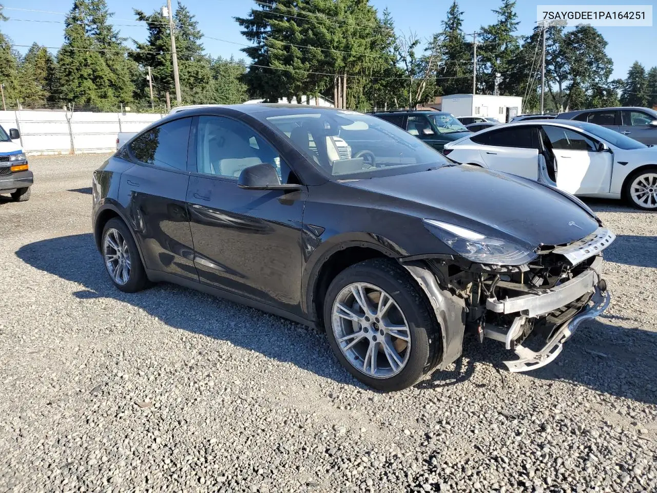 2023 Tesla Model Y VIN: 7SAYGDEE1PA164251 Lot: 61552595