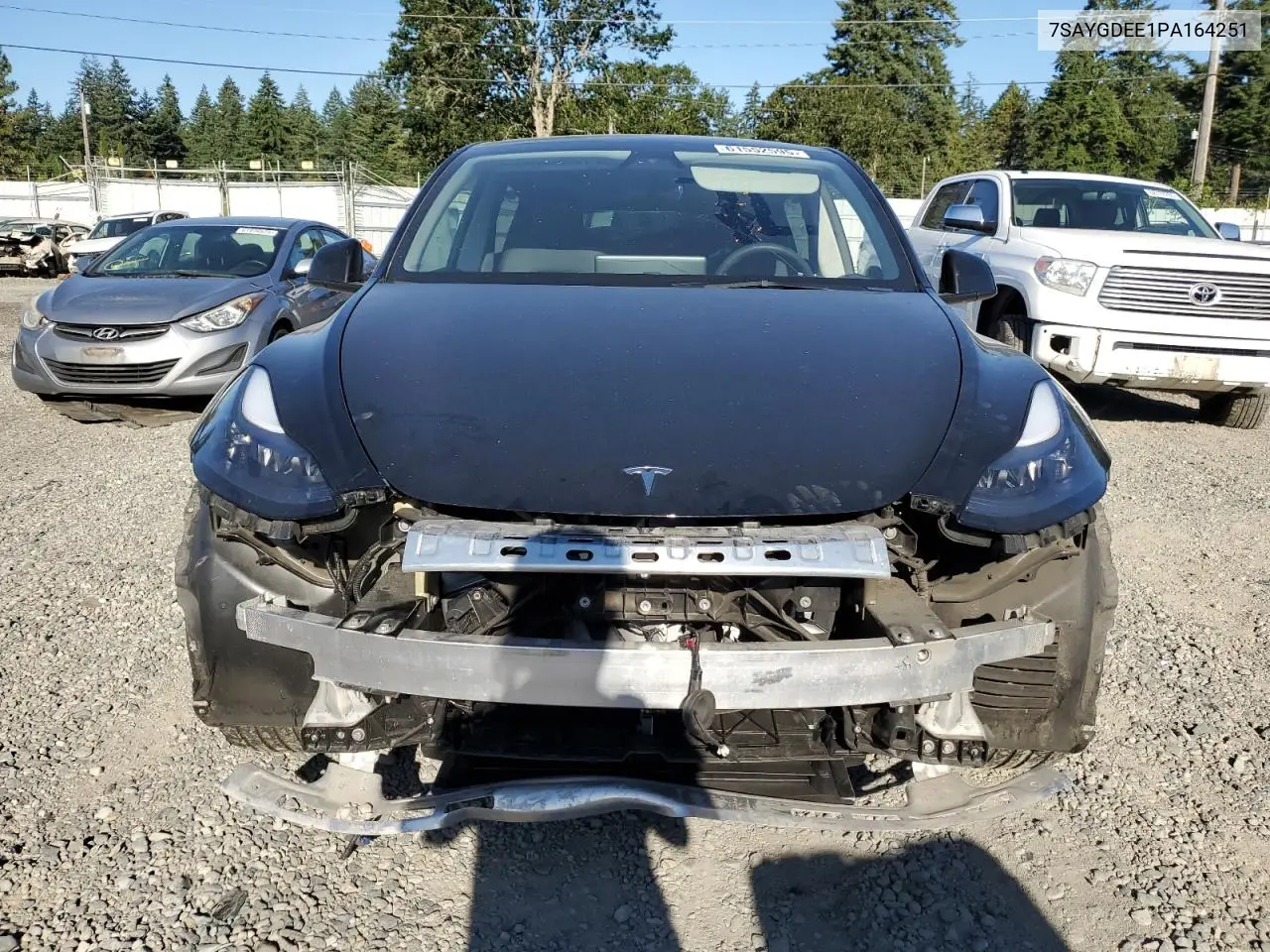 2023 Tesla Model Y VIN: 7SAYGDEE1PA164251 Lot: 61552595