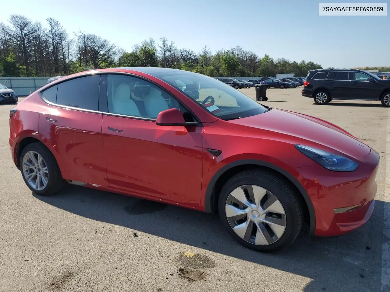 2023 Tesla Model Y VIN: 7SAYGAEE5PF690559 Lot: 61683155