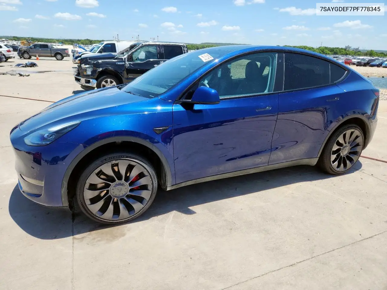 7saygdef7pf778345 7SAYGDEF7PF778345 2023 Tesla Model Y