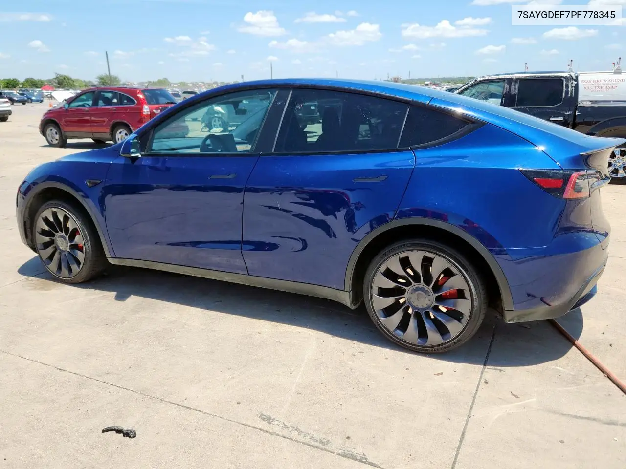 7saygdef7pf778345 7SAYGDEF7PF778345 2023 Tesla Model Y