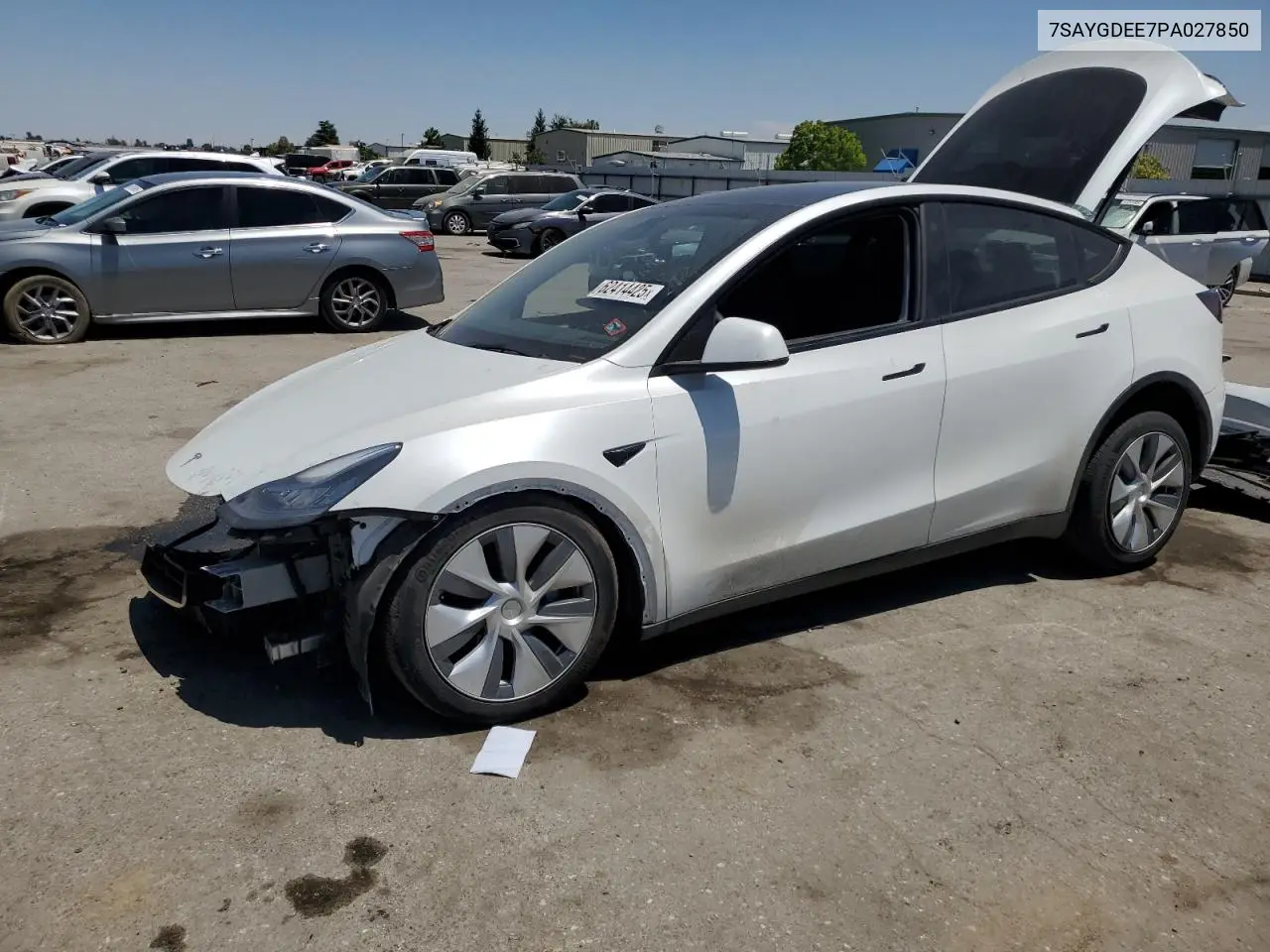 2023 Tesla Model Y VIN: 7SAYGDEE7PA027850 Lot: 62414425