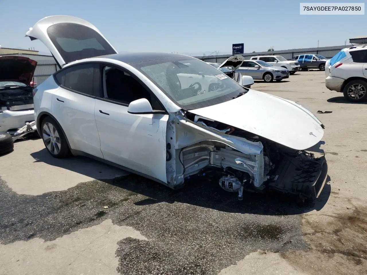2023 Tesla Model Y VIN: 7SAYGDEE7PA027850 Lot: 62414425
