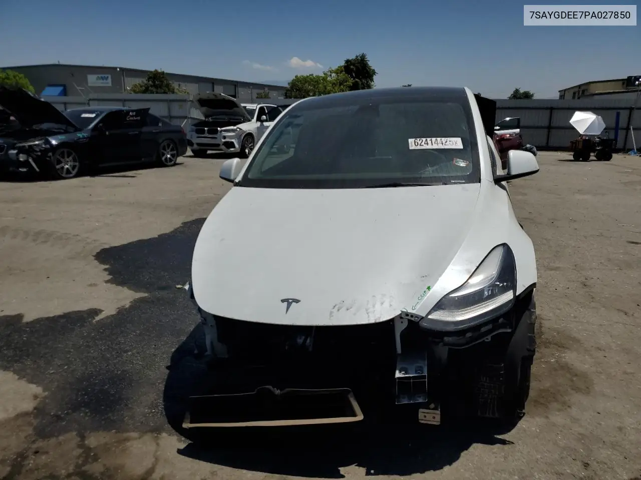 2023 Tesla Model Y VIN: 7SAYGDEE7PA027850 Lot: 62414425