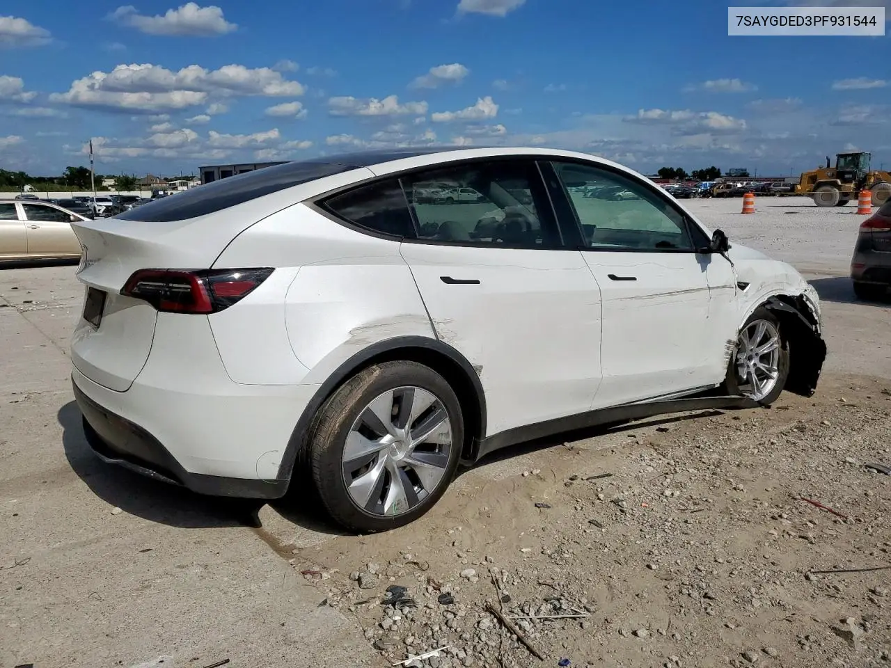 2023 Tesla Model Y VIN: 7SAYGDED3PF931544 Lot: 62425325