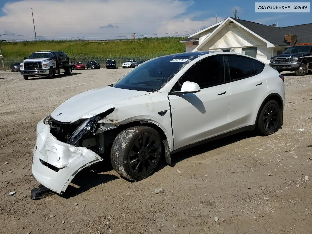 2023 Tesla Model Y VIN: 7SAYGDEEXPA153989 Lot: 62677305