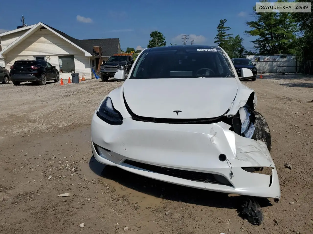 2023 Tesla Model Y VIN: 7SAYGDEEXPA153989 Lot: 62677305