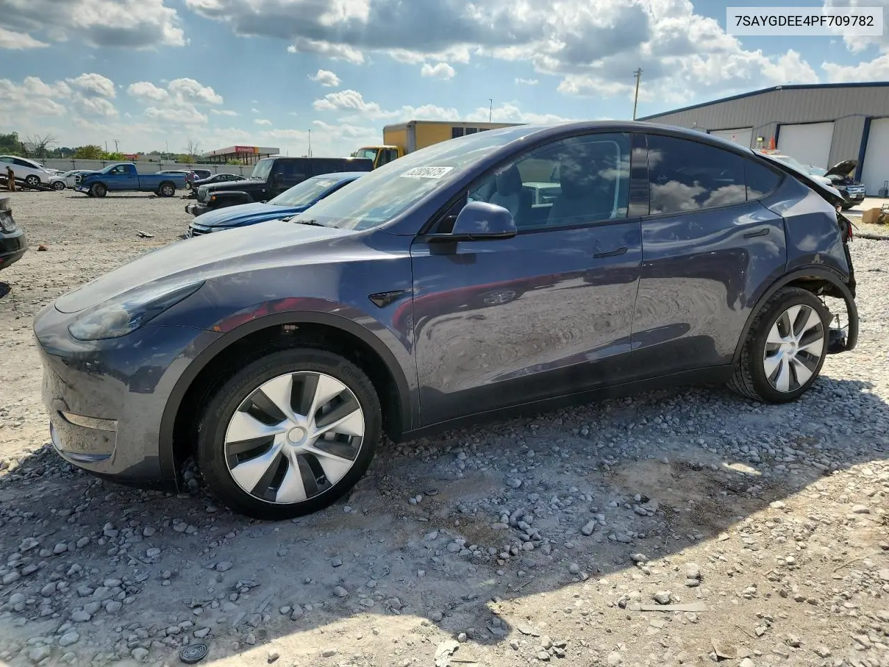 2023 Tesla Model Y VIN: 7SAYGDEE4PF709782 Lot: 62826475