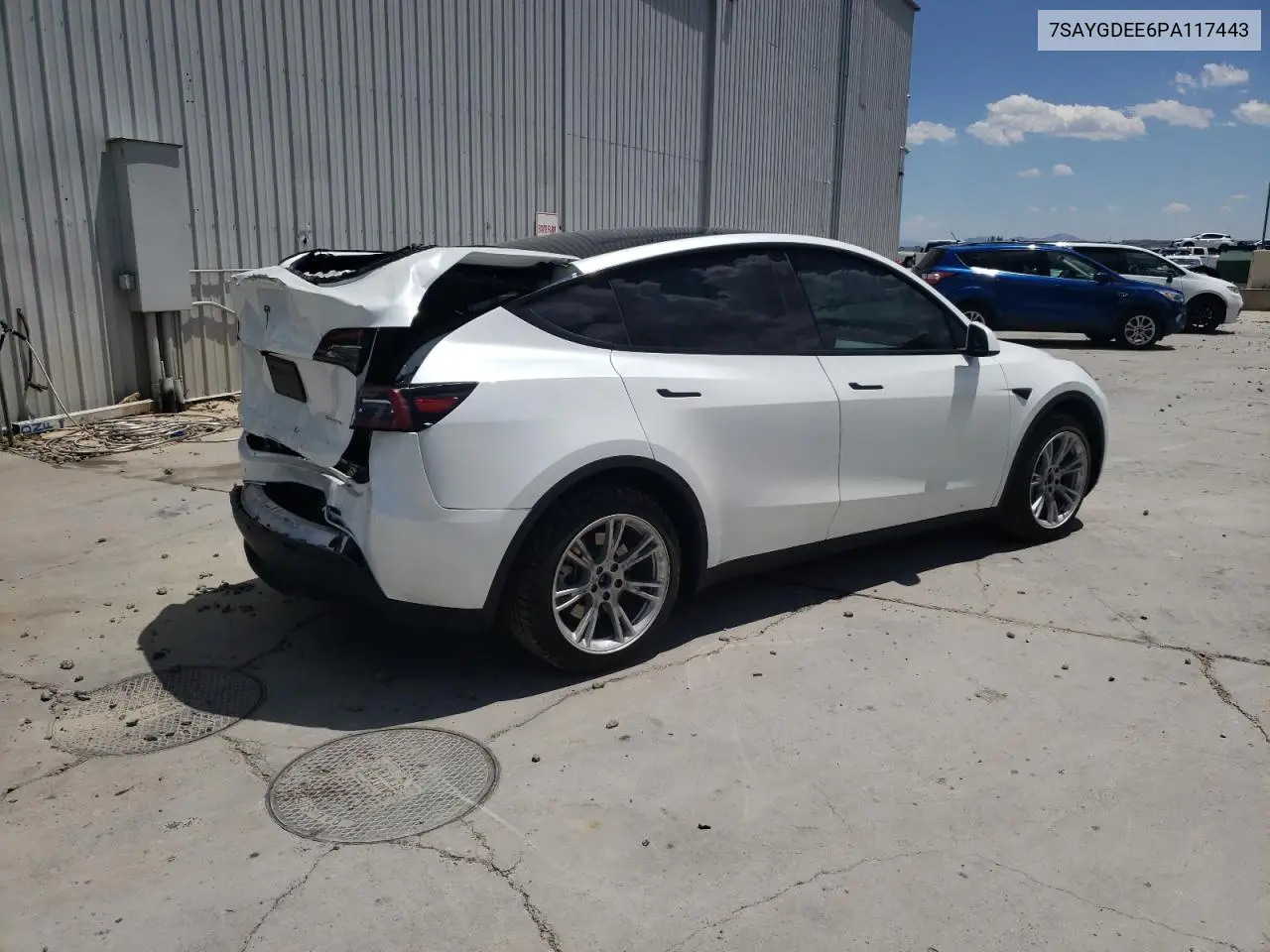 2023 Tesla Model Y VIN: 7SAYGDEE6PA117443 Lot: 62887265