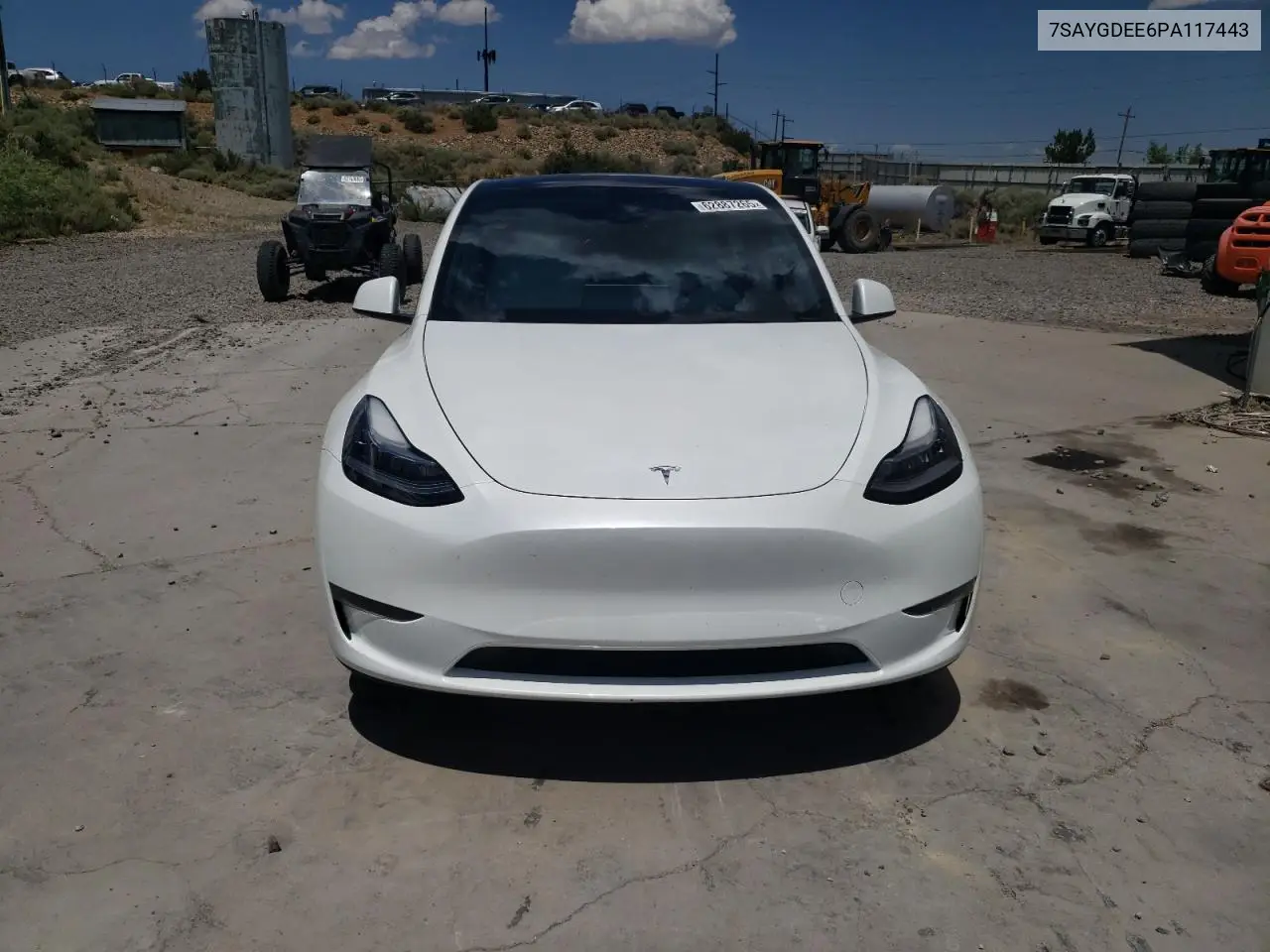 2023 Tesla Model Y VIN: 7SAYGDEE6PA117443 Lot: 62887265