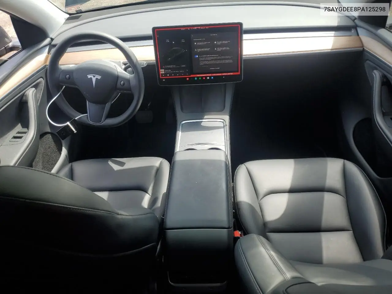 2023 Tesla Model Y VIN: 7SAYGDEE8PA125298 Lot: 62895925