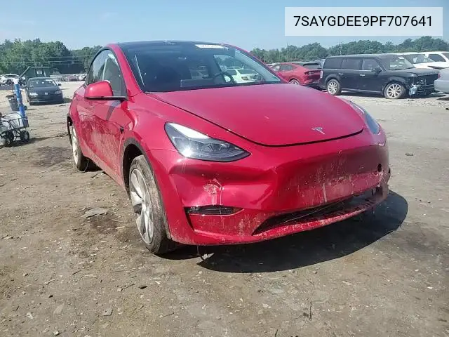 2023 Tesla Model Y VIN: 7SAYGDEE9PF707641 Lot: 62990265