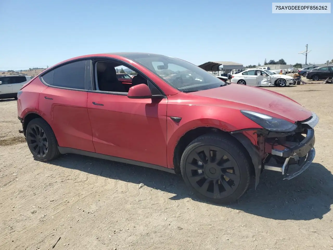 2023 Tesla Model Y VIN: 7SAYGDEE0PF856262 Lot: 63017675