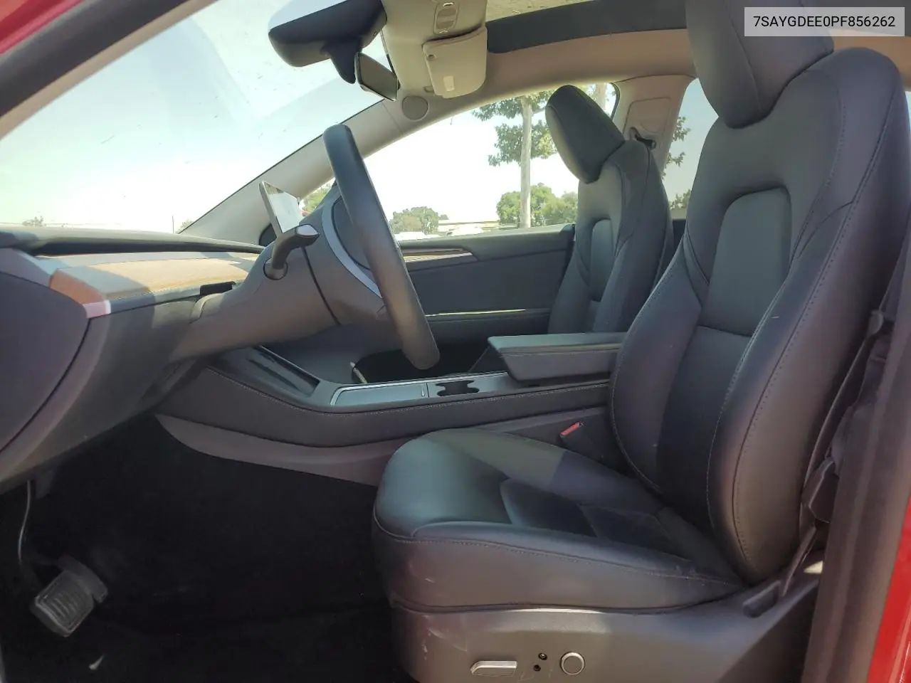 2023 Tesla Model Y VIN: 7SAYGDEE0PF856262 Lot: 63017675