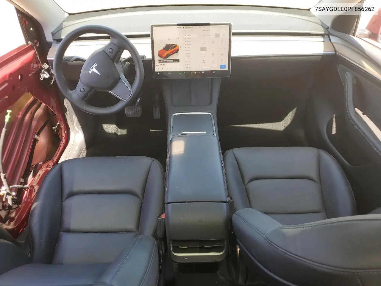2023 Tesla Model Y VIN: 7SAYGDEE0PF856262 Lot: 63017675