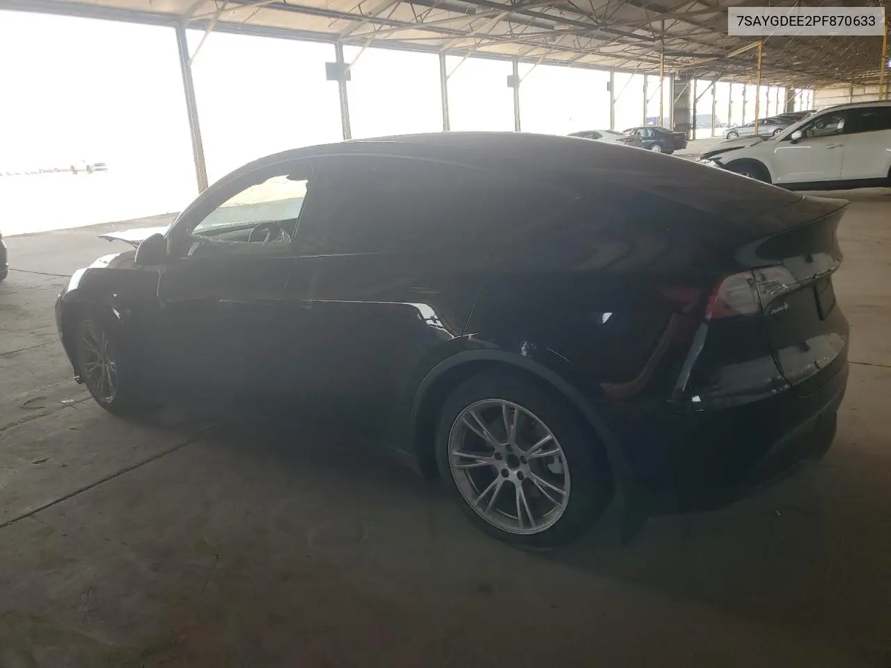 2023 Tesla Model Y VIN: 7SAYGDEE2PF870633 Lot: 63078765