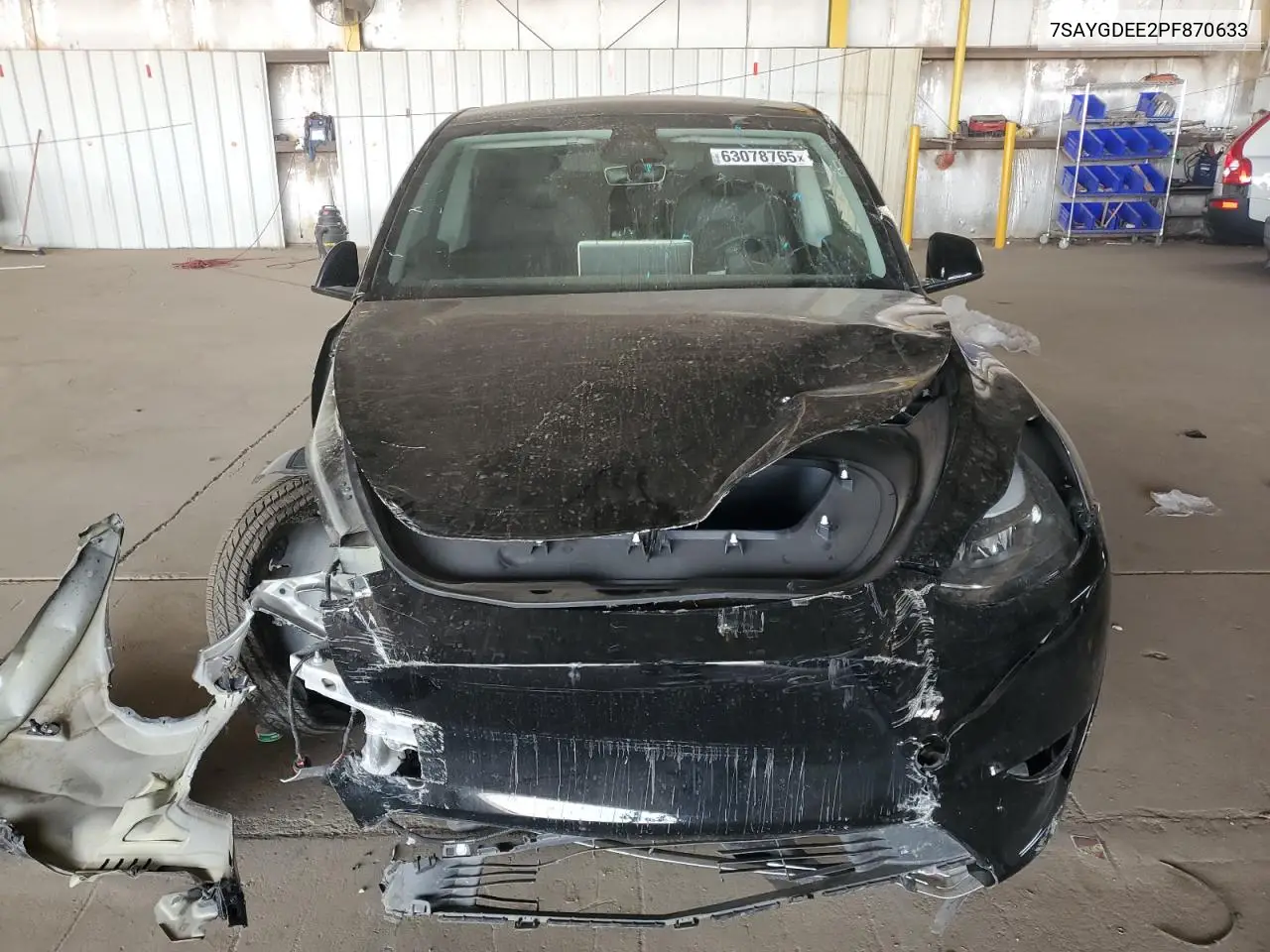2023 Tesla Model Y VIN: 7SAYGDEE2PF870633 Lot: 63078765