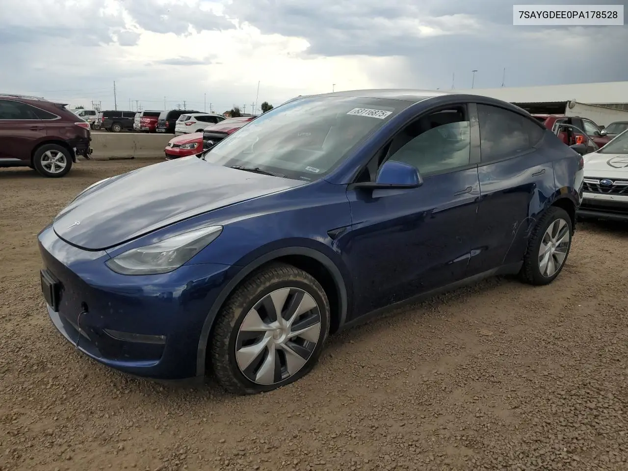 2023 Tesla Model Y VIN: 7SAYGDEE0PA178528 Lot: 63116875