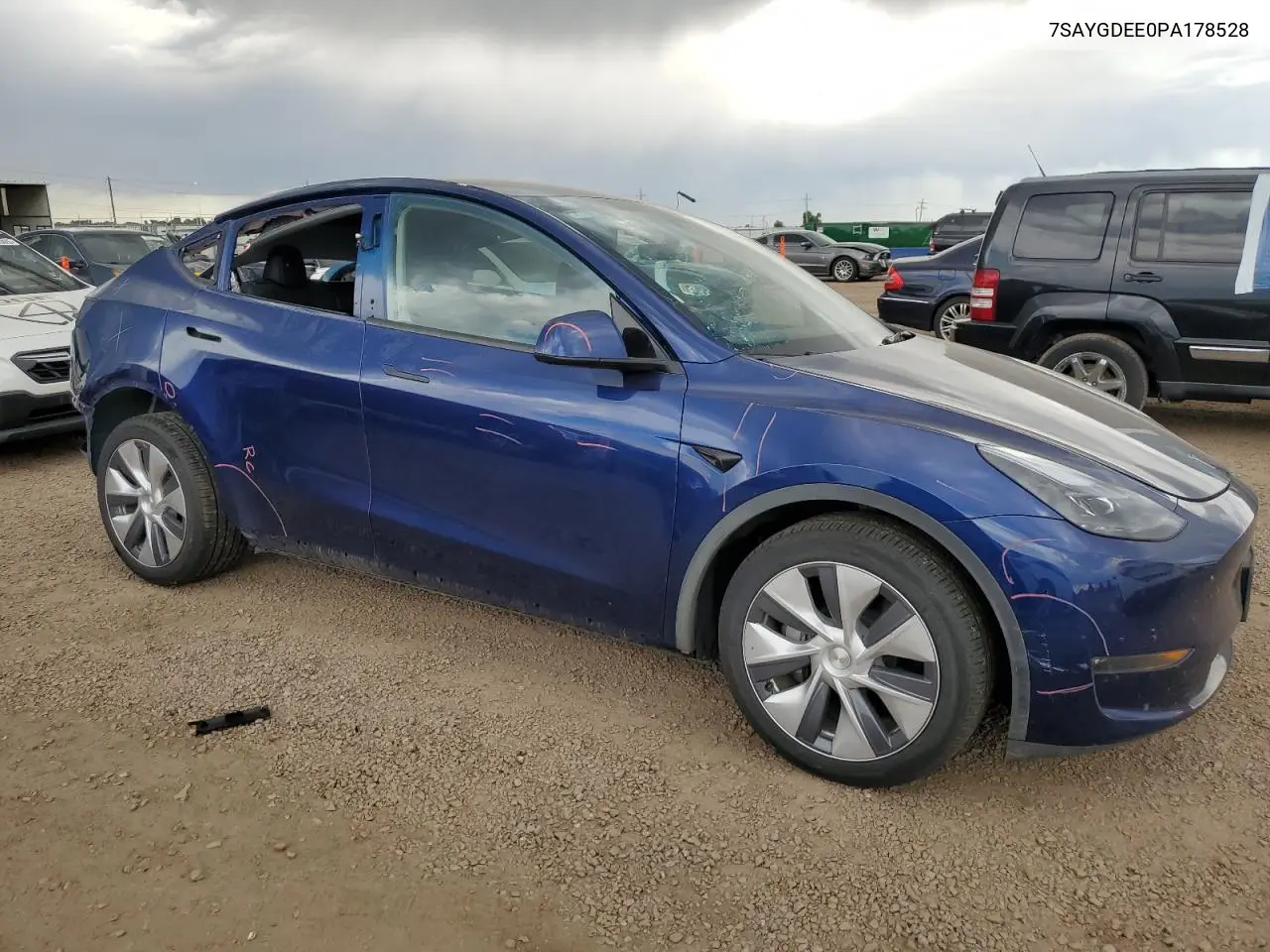 2023 Tesla Model Y VIN: 7SAYGDEE0PA178528 Lot: 63116875