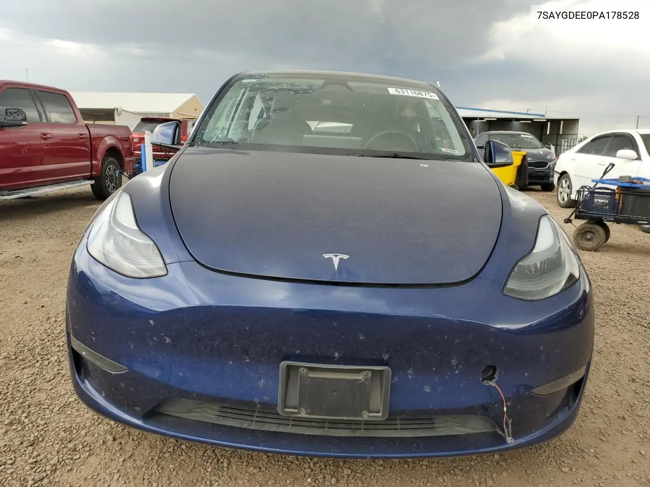 2023 Tesla Model Y VIN: 7SAYGDEE0PA178528 Lot: 63116875