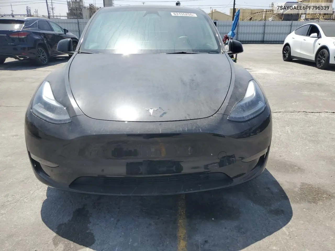 2023 Tesla Model Y VIN: 7SAYGAEE6PF796339 Lot: 63155255