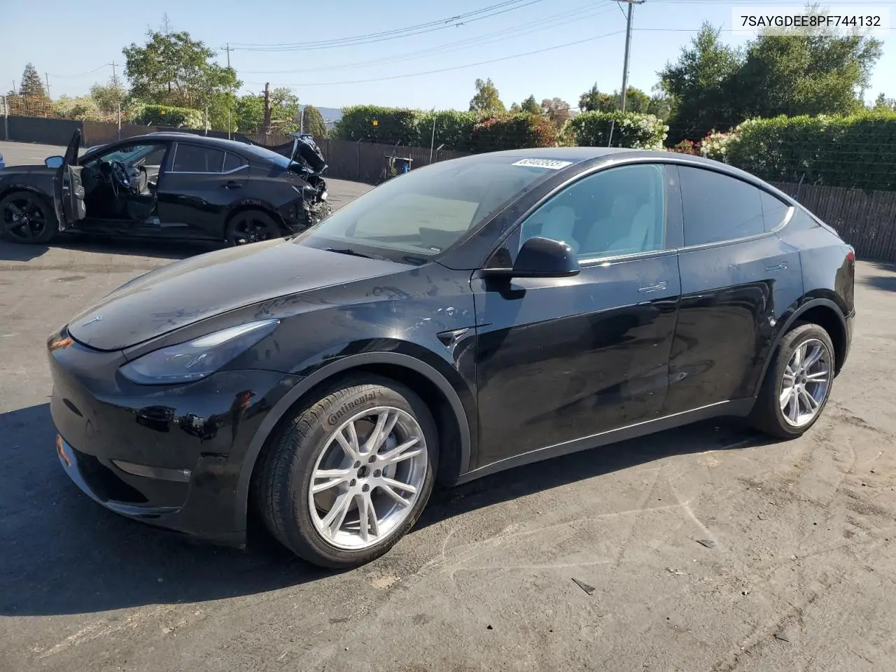 2023 Tesla Model Y VIN: 7SAYGDEE8PF744132 Lot: 63403935