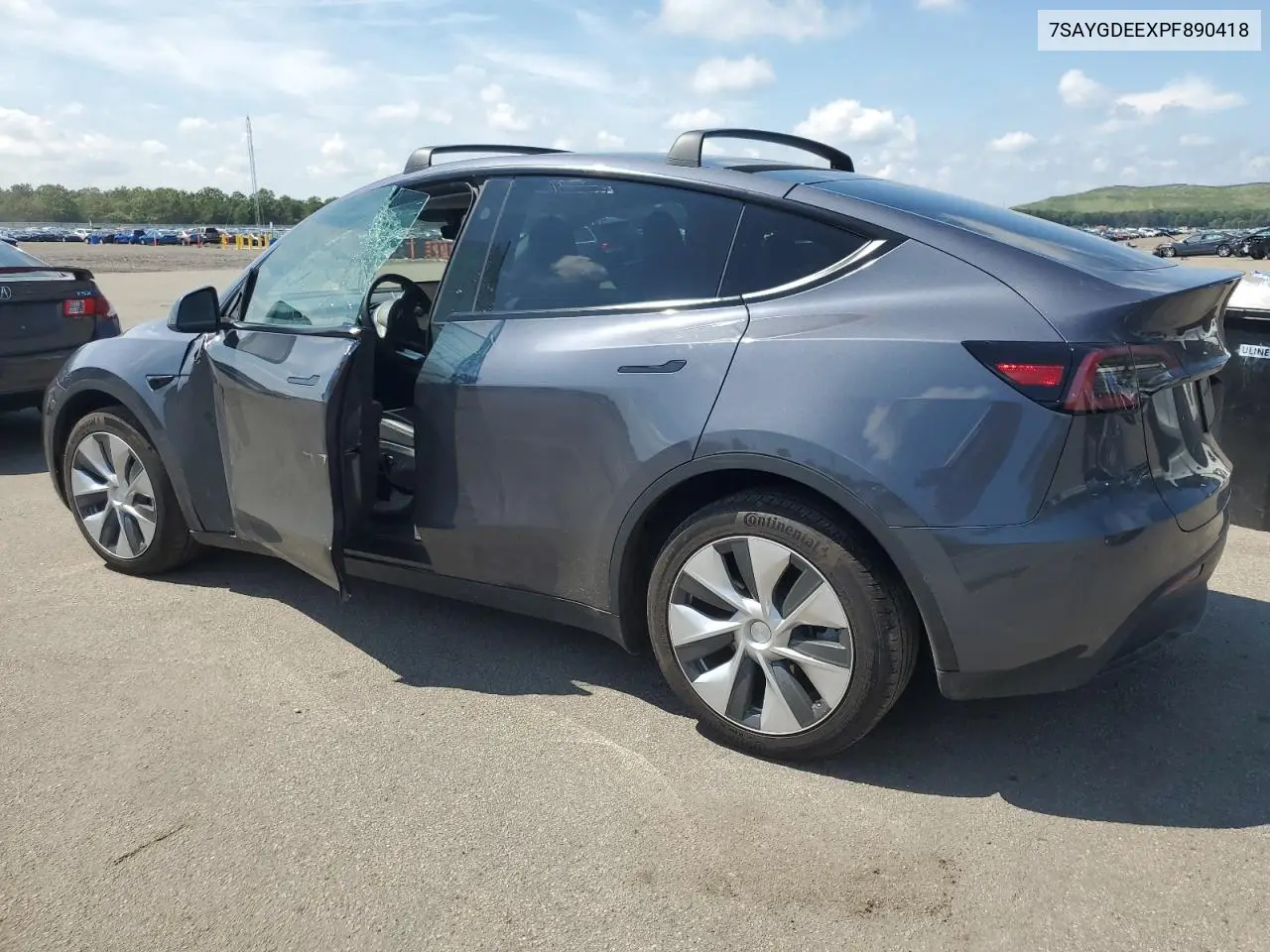 2023 Tesla Model Y VIN: 7SAYGDEEXPF890418 Lot: 64557175