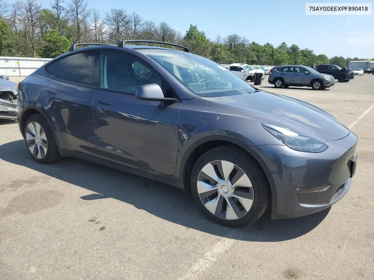 2023 Tesla Model Y VIN: 7SAYGDEEXPF890418 Lot: 64557175