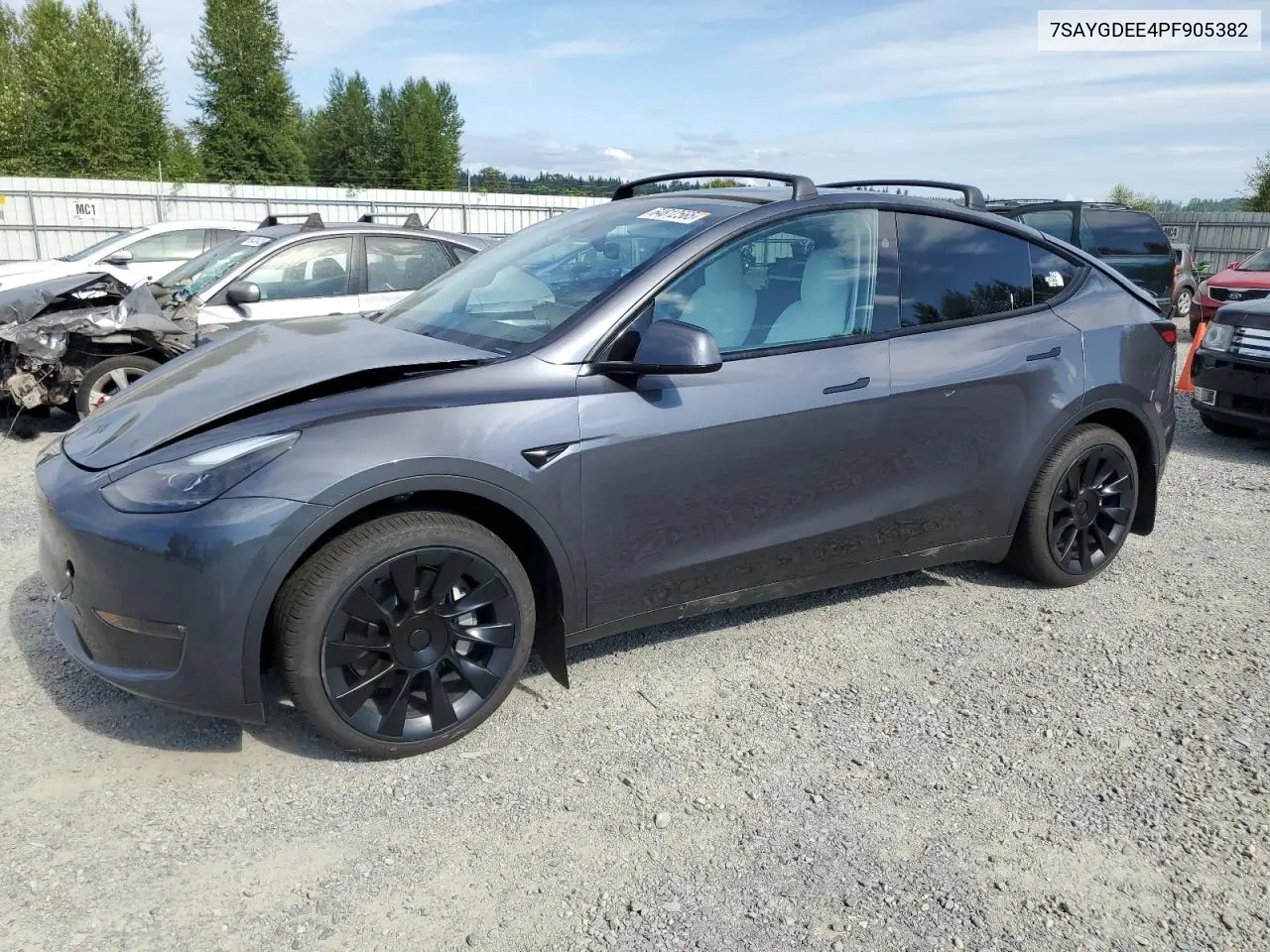 2023 Tesla Model Y VIN: 7SAYGDEE4PF905382 Lot: 64812565