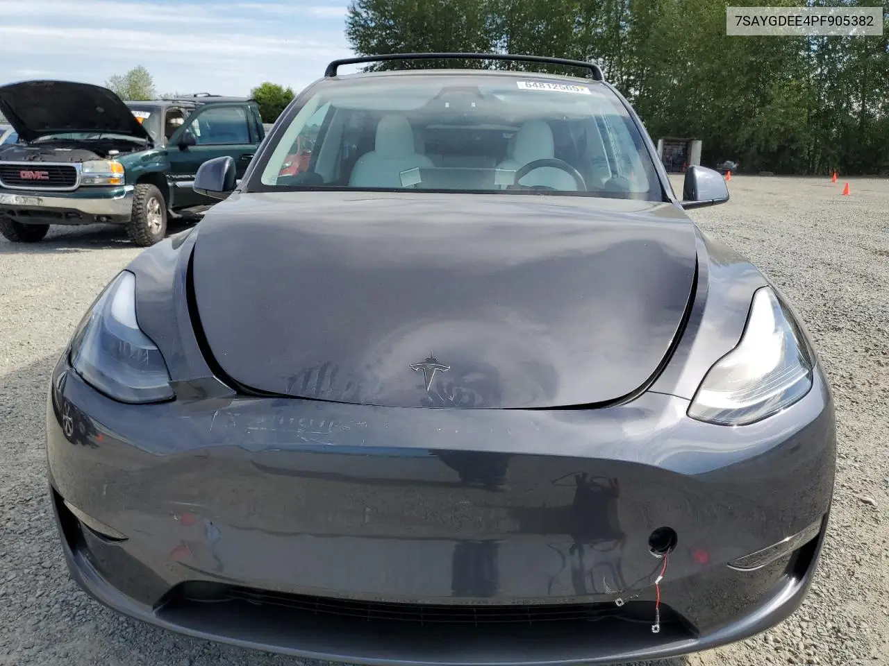 2023 Tesla Model Y VIN: 7SAYGDEE4PF905382 Lot: 64812565
