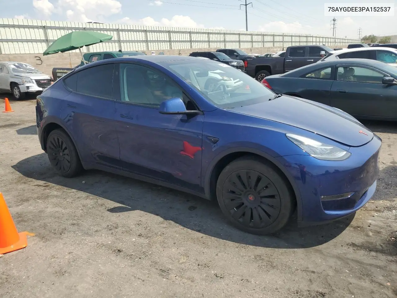 2023 Tesla Model Y VIN: 7SAYGDEE3PA152537 Lot: 64859715