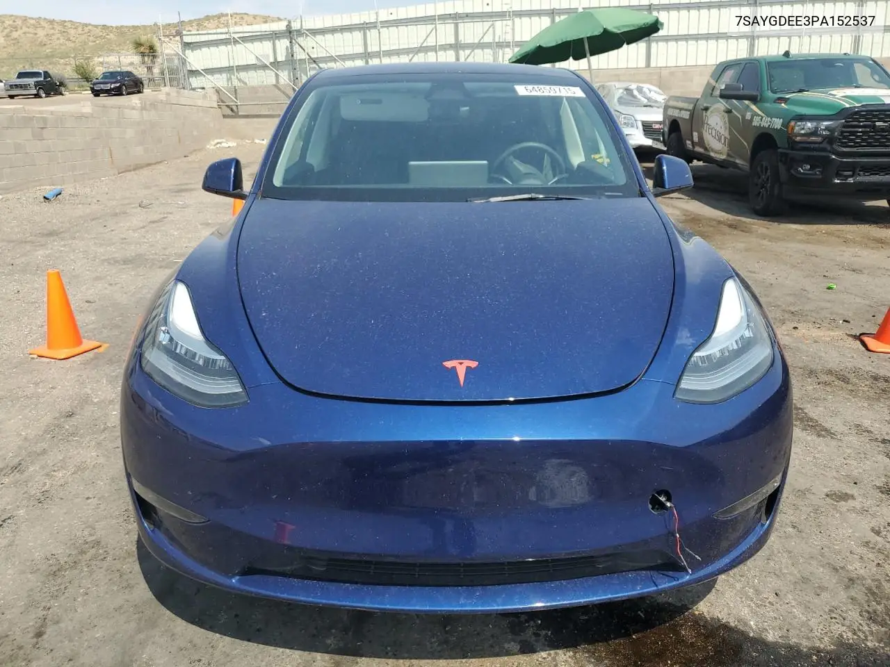2023 Tesla Model Y VIN: 7SAYGDEE3PA152537 Lot: 64859715