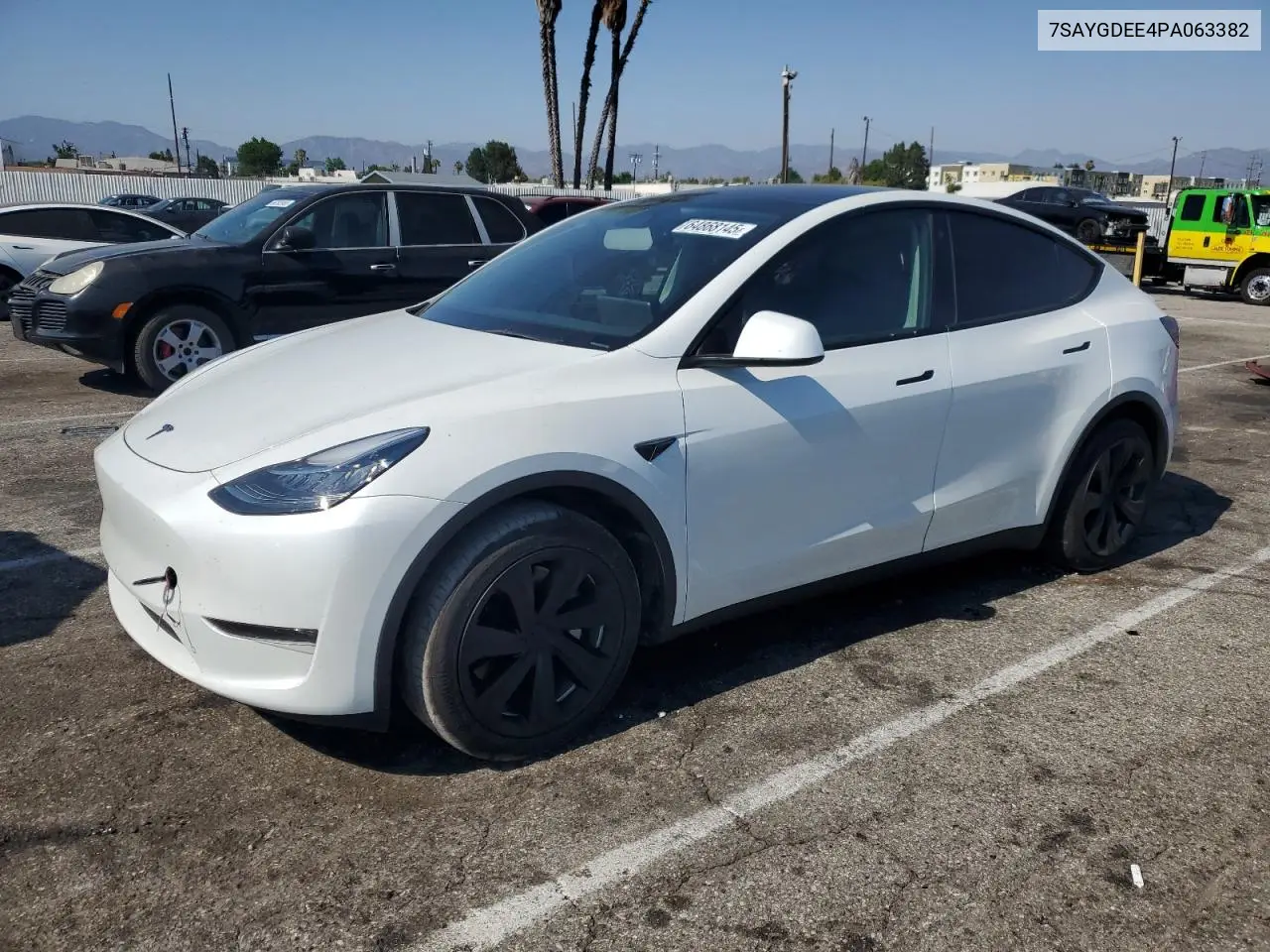 2023 Tesla Model Y VIN: 7SAYGDEE4PA063382 Lot: 64868145
