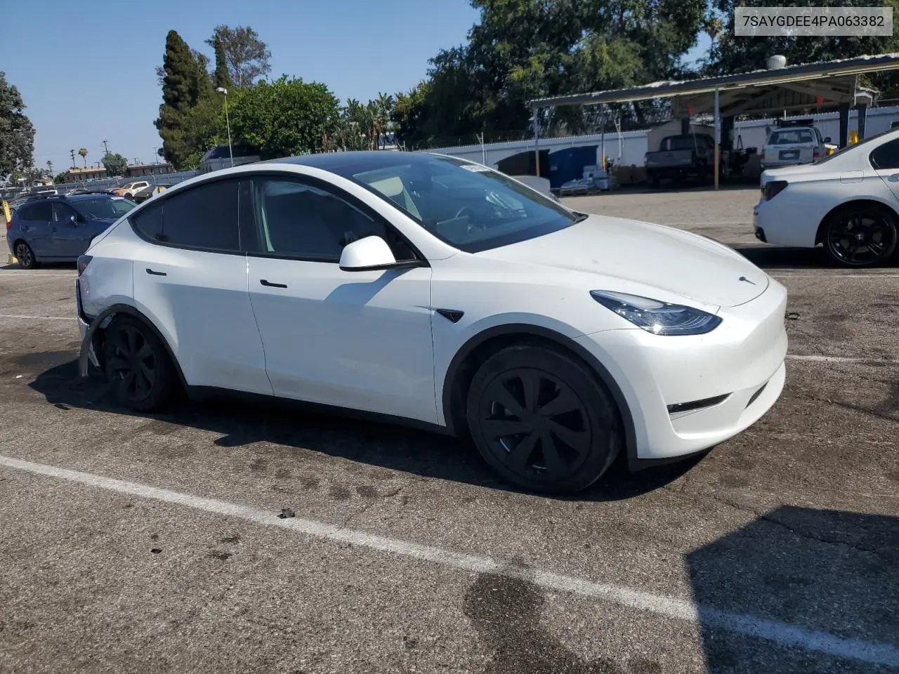 2023 Tesla Model Y VIN: 7SAYGDEE4PA063382 Lot: 64868145