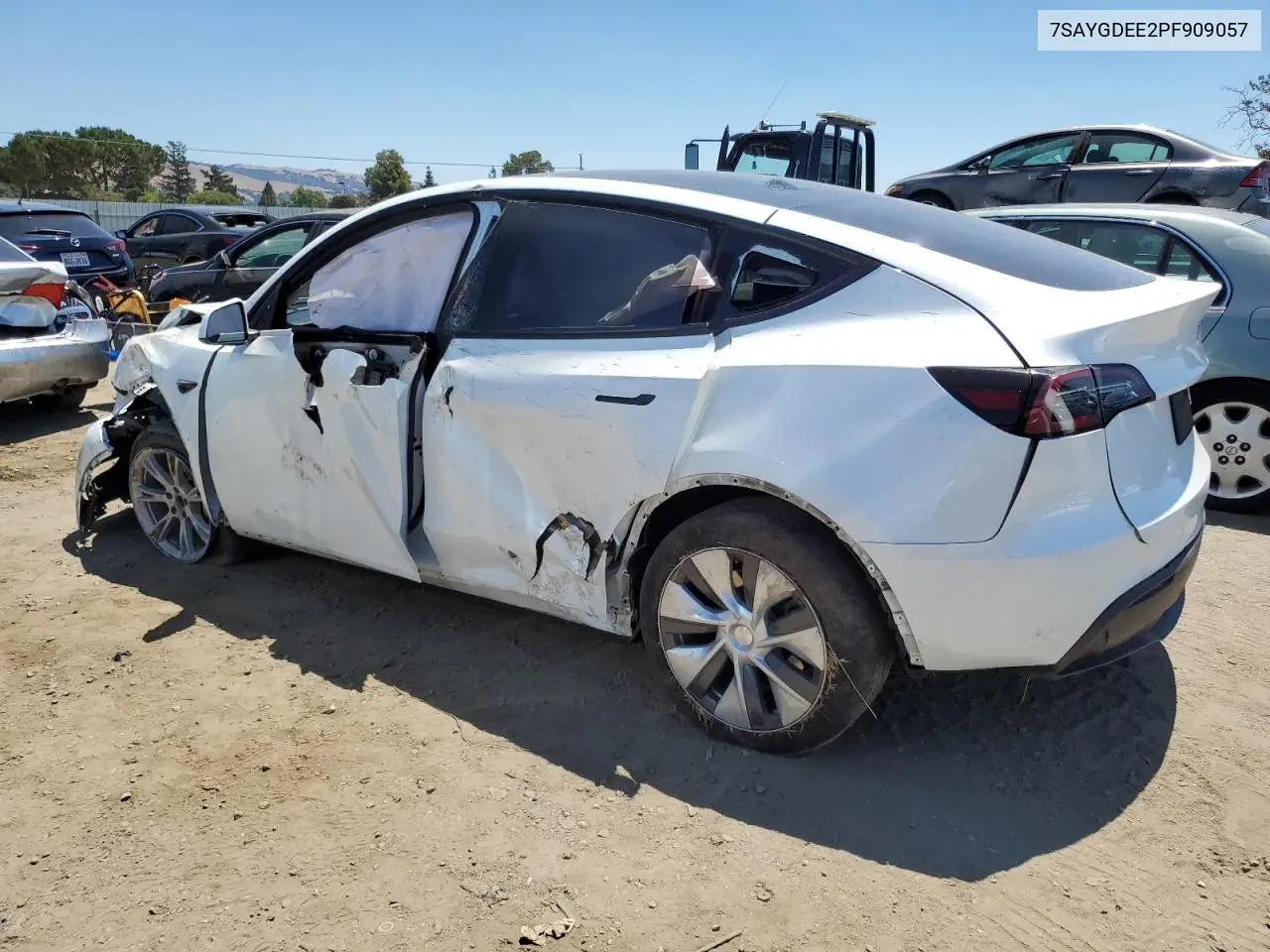 2023 Tesla Model Y VIN: 7SAYGDEE2PF909057 Lot: 64988675